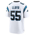 Elroe C.Panthers #55 Devin Lloyd Player White Home Game Stitched Jerseys