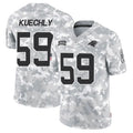 Elroe C.Panthers #59 Luke Kuechly Player Arctic Camo Salute to Service Limited Stitched Jerseys