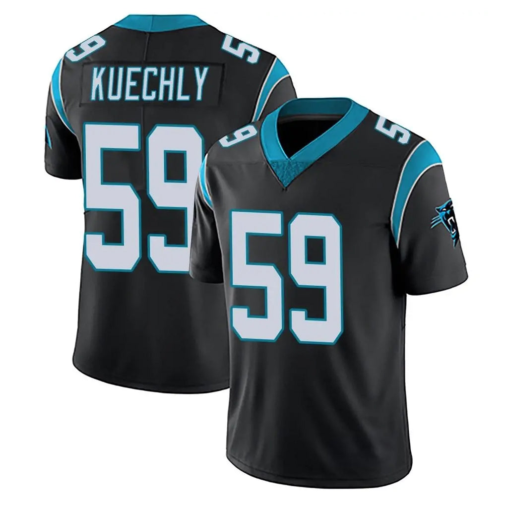 Elroe C.Panthers #59 Luke Kuechly Player Black Vapor Untouchable Limited Game Stitched Jerseys