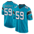 Elroe C.Panthers #59 Luke Kuechly Player Blue Game Stitched Jerseys