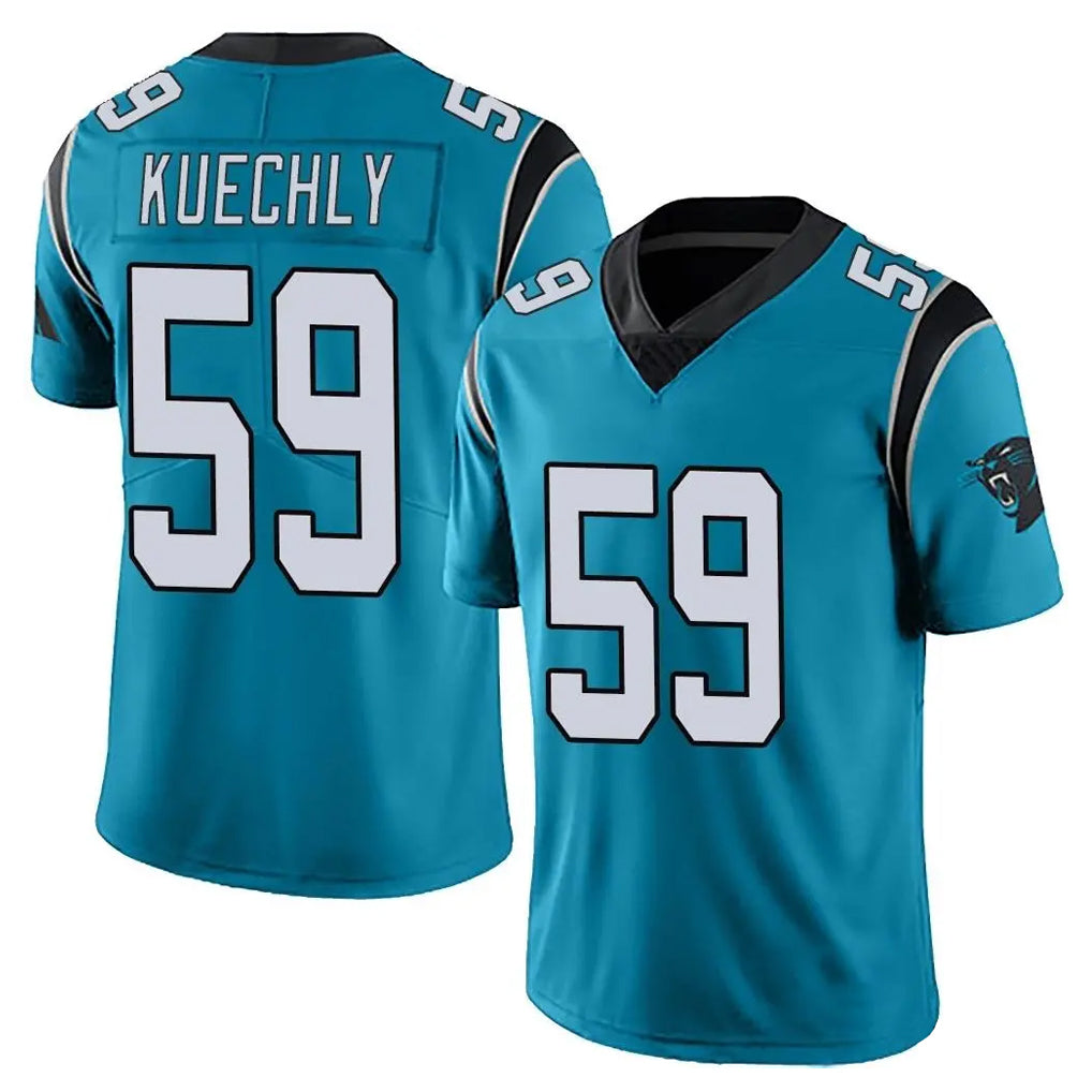 Elroe C.Panthers #59 Luke Kuechly Player Blue Vapor Untouchable Limited Game Stitched Jerseys