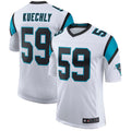Elroe C.Panthers #59 Luke Kuechly Player White Classic Limited Stitched Jerseys
