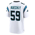 Elroe C.Panthers #59 Luke Kuechly Player White Home Game Stitched Jerseys