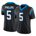 Elroe C.Panthers #5 Jaelan Phillips Player Black Vapor F.U.S.E. Limited Home Game Stitched Jerseys