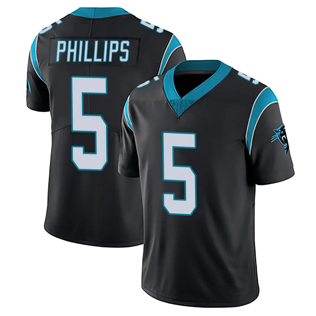Elroe C.Panthers #5 Jaelan Phillips Player Black Vapor Untouchable Limited Game Stitched Jerseys