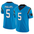 Elroe C.Panthers #5 Jaelan Phillips Player Blue Vapor F.U.S.E. Limited Home Game Stitched Jerseys