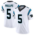 Elroe C.Panthers #5 Jaelan Phillips Player White Vapor F.U.S.E. Limited Home Game Stitched Jerseys