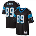 Elroe C.Panthers #89 Steve Smith Black Legacy Replica Jersey American Stitched Jerseys