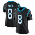 Elroe C.Panthers #8 Jaycee Horn Player Black Vapor Untouchable Limited Game Stitched Jerseys