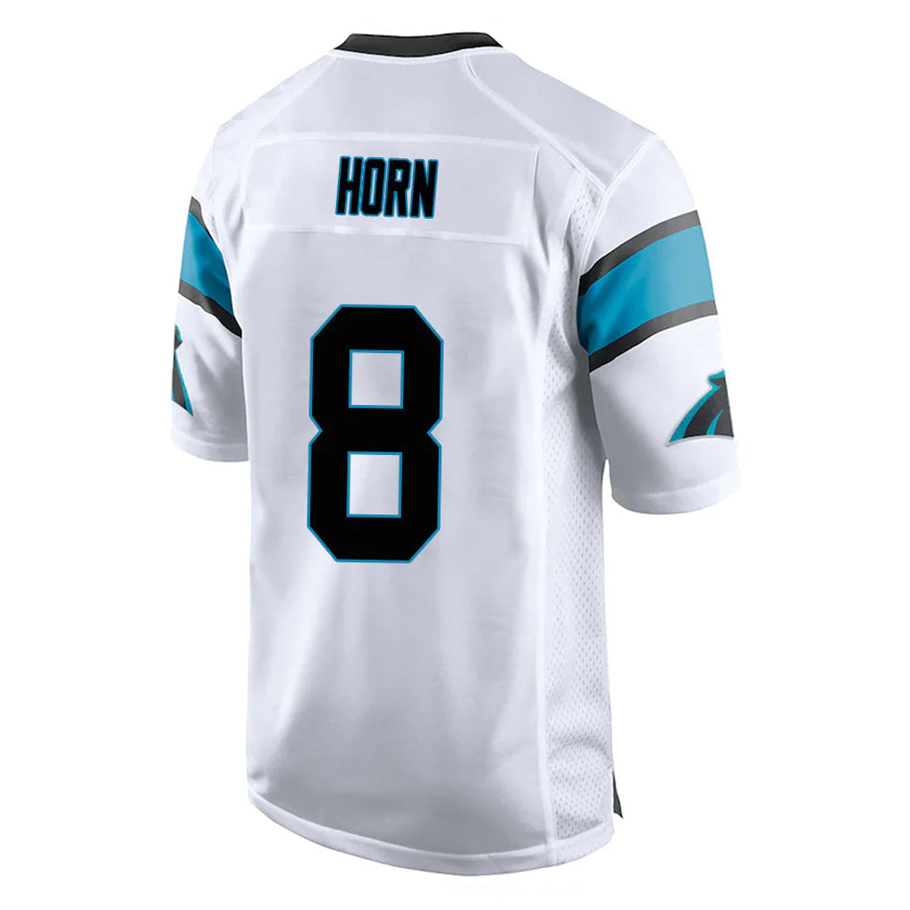 Elroe C.Panthers #8 Jaycee Horn Player White Game Stitched Jerseys