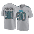 Elroe C.Panthers #90 Julius Peppers Player Gray Atmosphere Fashion Game Stitched Jerseys