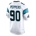 Elroe C.Panthers #90 Julius Peppers Player White Game Stitched Jerseys
