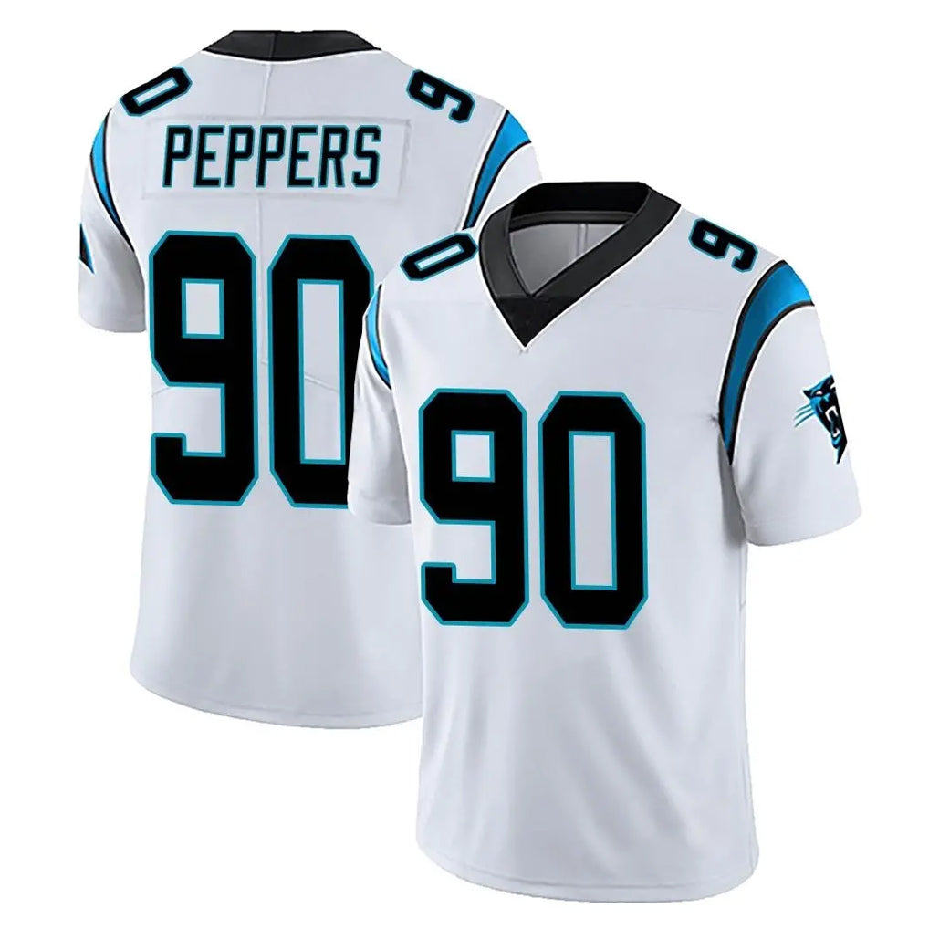 Elroe C.Panthers #90 Julius Peppers Player White Vapor Untouchable Limited Game Stitched Jerseys