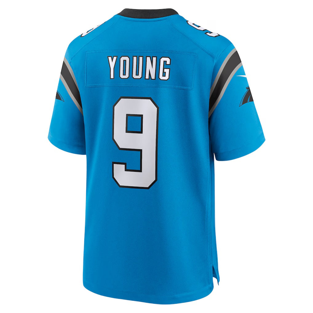 Elroe C.Panthers #9 Bryce Young Blue Alternate Game Stitched Jerseys