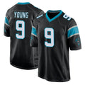 Elroe C.Panthers #9 Bryce Young Player Black Game Stitched Jerseys