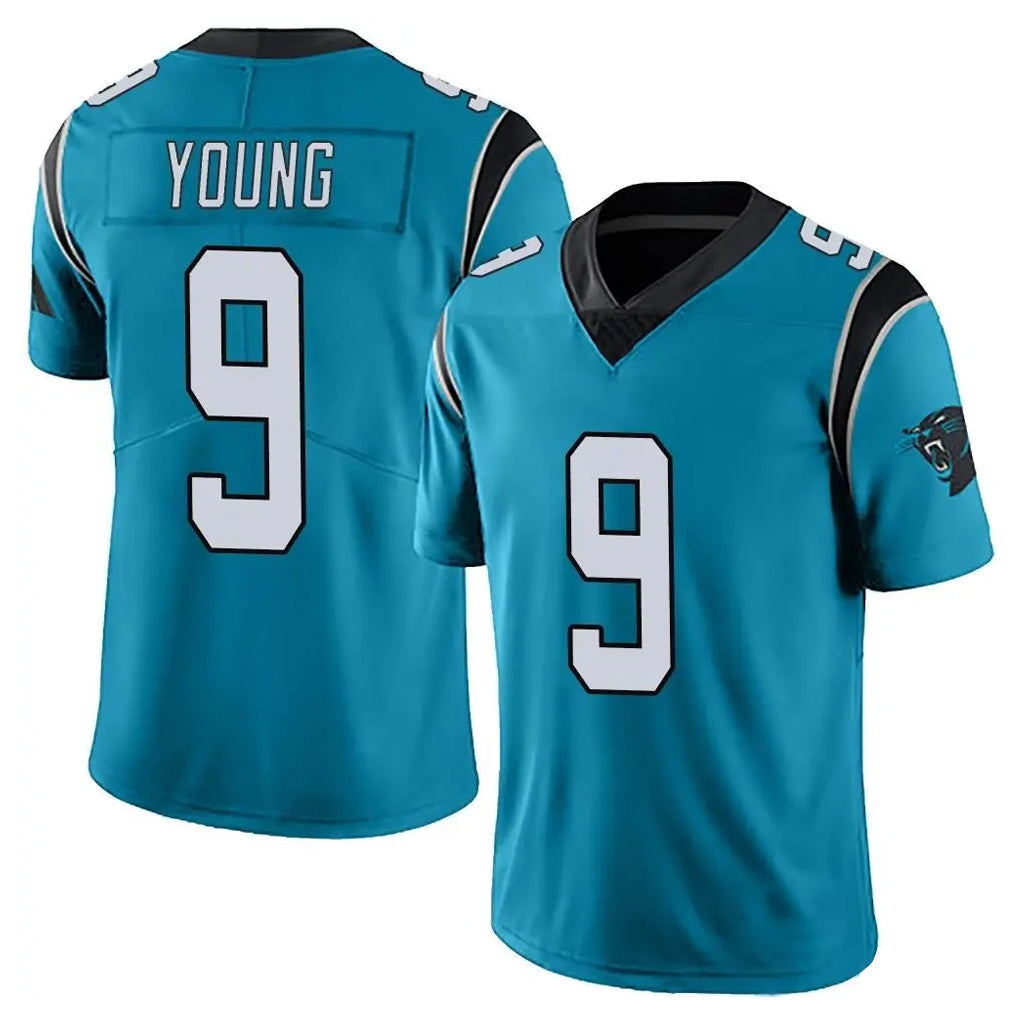 Elroe C.Panthers #9 Bryce Young Player Blue Vapor Untouchable Limited Game Stitched Jerseys
