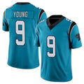 Elroe C.Panthers #9 Bryce Young Player Blue Vapor Untouchable Limited Game Stitched Jerseys