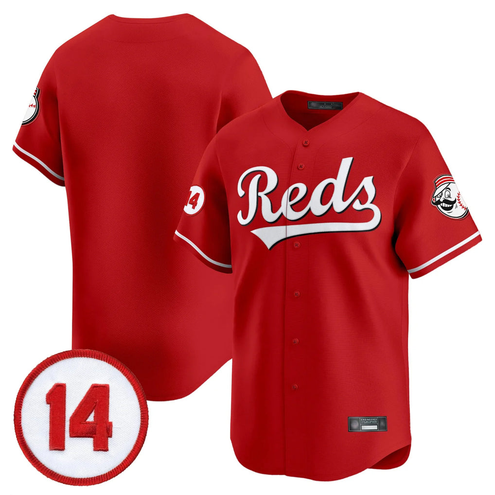 Elroe C.Reds Red Vapor Premier Limited Home Blank Player Stitched Jerseys