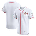 Elroe C.Reds White Limited Elite Home Blank Player Stitched Jerseys
