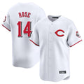 Elroe C.Reds #14 Pete Rose Player White Limited Home Stitched Jerseys