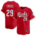 Elroe C.Reds #29 TJ Friedl Player Red Home Limited Stitched Jerseys
