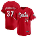 Elroe C.Reds #37 Tyler Stephenson Player Red Home Limited Stitched Jerseys