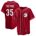 Elroe C.Reds #3 Ke'Bryan Hayes Player Red Game Home Stitched Jerseys