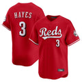 Elroe C.Reds #3 Ke'Bryan Hayes Player Red Home Limited Stitched Jerseys