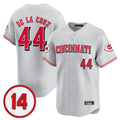 Elroe C.Reds #44 Elly De La Cruz Player Gray Vapor Premier Limited Home Stitched Jerseys