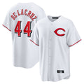 Elroe C.Reds #44 Elly De La Cruz Player White Home Game Stitched Jerseys