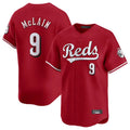 Elroe C.Reds #9 Matt McLain Player Red Home Limited Stitched Jerseys
