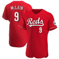 Elroe C.Reds #9 Matt McLain Player Red Limited Elite Home Stitched Jerseys