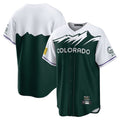 Elroe C.Rockies Green City Connect Home Game Blank Player Stitched Jerseys
