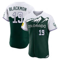 Elroe C.Rockies #19 Charlie Blackmon Player Green City Connect Limited Elite Home Stitched Jerseys