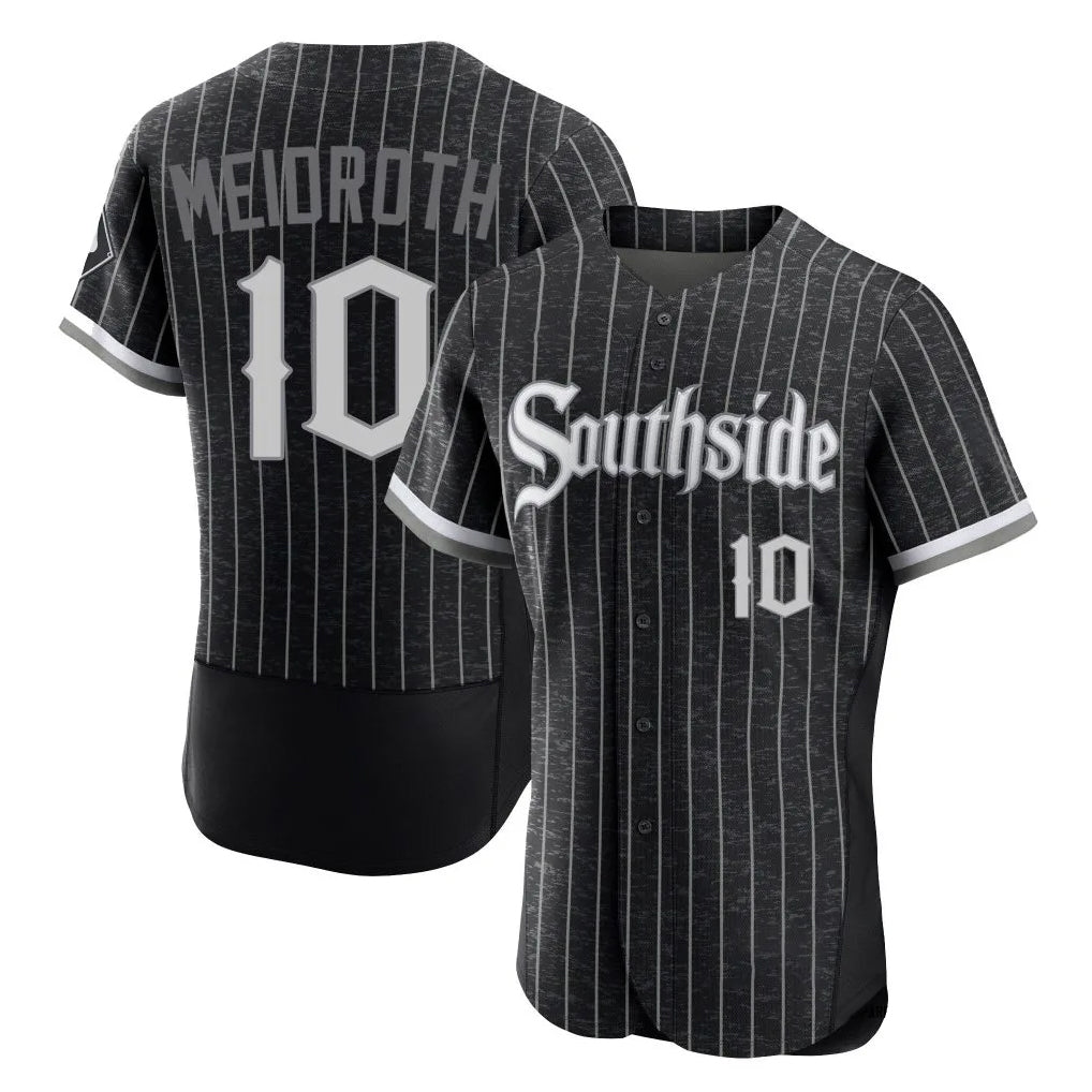 Elroe C.White Sox #10 Chase Meidroth Player Black City Connect Limited Elite Home Stitched Jerseys