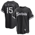 Elroe C.White Sox #15 Sean Newcomb Player Black City Connect Home Game Stitched Jerseys