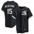 Elroe C.White Sox #15 Sean Newcomb Player Black Spring Training Game Stitched Jerseys