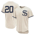 Elroe C.White Sox #20 Miguel Vargas Player Cream Field of Dreams Limited Elite Home Stitched Jerseys