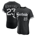 Elroe C.White Sox #23 Andrew Benintendi Player Black City Connect Limited Elite Home Stitched Jerseys