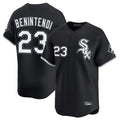Elroe C.White Sox #23 Andrew Benintendi Player Black Home Game Stitched Jerseys
