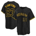 Elroe C.White Sox #23 Andrew Benintendi Player Black Snake Skin City Home Game Stitched Jerseys