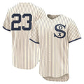 Elroe C.White Sox #23 Andrew Benintendi Player Cream Field of Dreams Limited Elite Home Stitched Jerseys