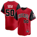 Elroe C.White Sox #50 Lenyn Sosa Player Red City Connect Limited Home Stitched Jerseys