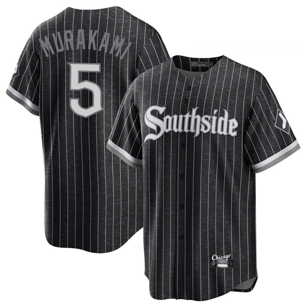 Elroe C.White Sox #5 Munetaka Murakami Player Black City Connect Home Game Stitched Jerseys
