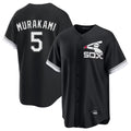 Elroe C.White Sox #5 Munetaka Murakami Player Black Spring Training Game Stitched Jerseys