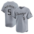 Elroe C.White Sox #5 Munetaka Murakami Player Gray Road Limited Home Stitched Jerseys