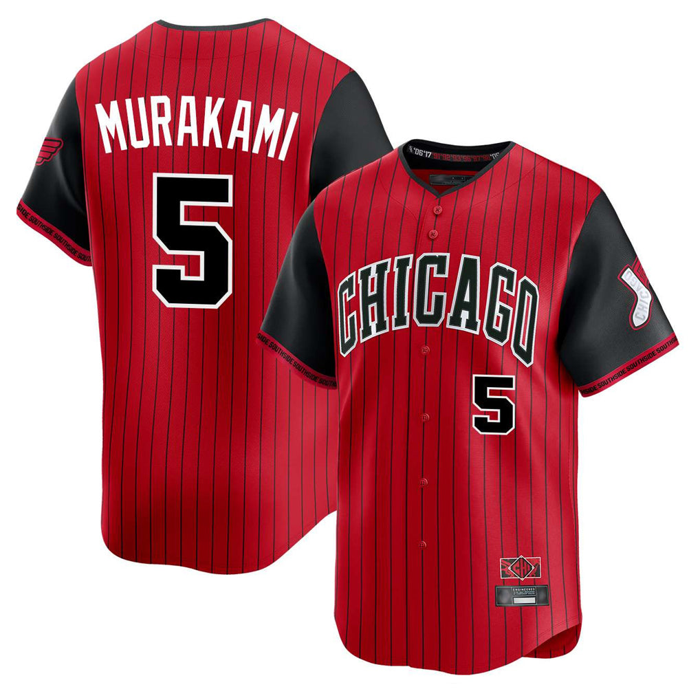 Elroe C.White Sox #5 Munetaka Murakami Player Red City Connect Limited Home Stitched Jerseys