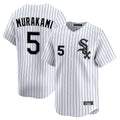Elroe C.White Sox #5 Munetaka Murakami Player White Stripe Limited Home Stitched Jerseys