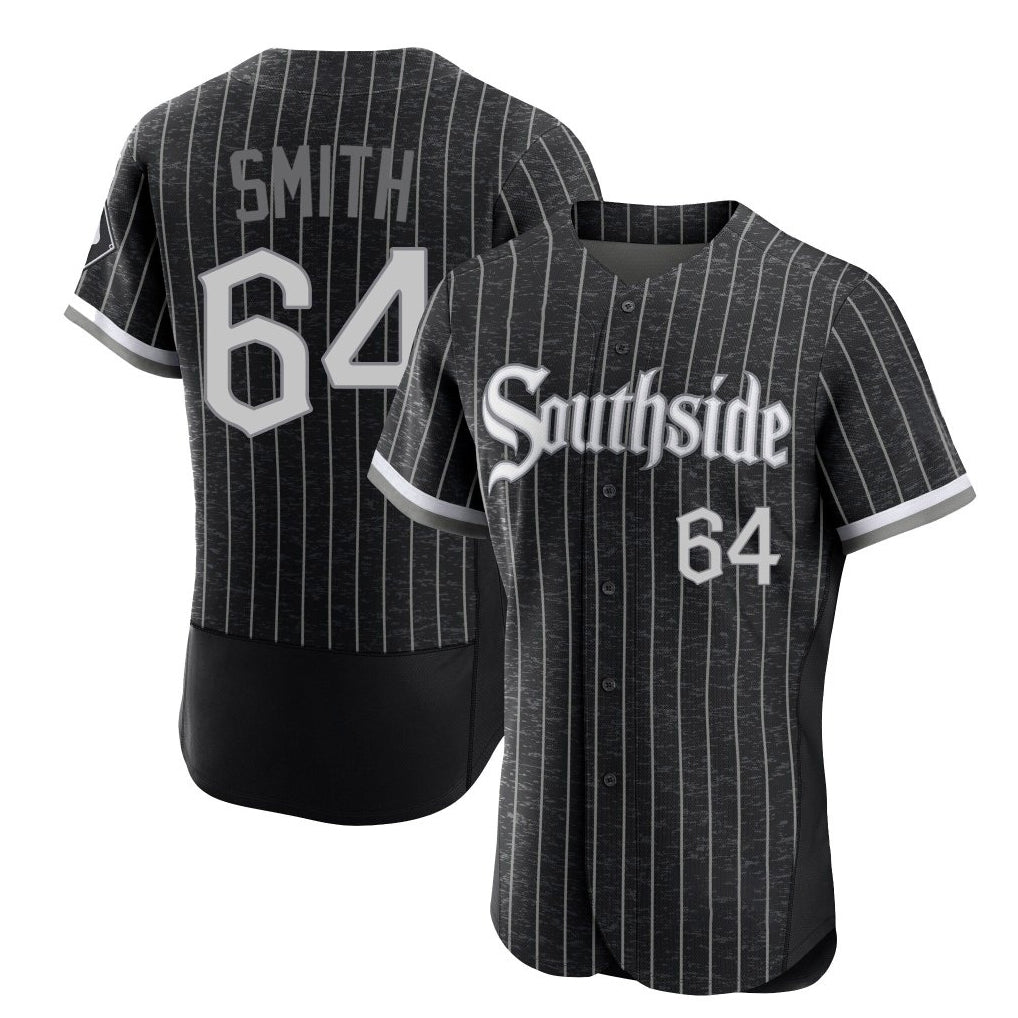 Elroe C.White Sox #64 Shane Smith Player Black City Connect Limited Elite Home Stitched Jerseys