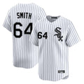 Elroe C.White Sox #64 Shane Smith Player White Stripe Limited Home Stitched Jerseys